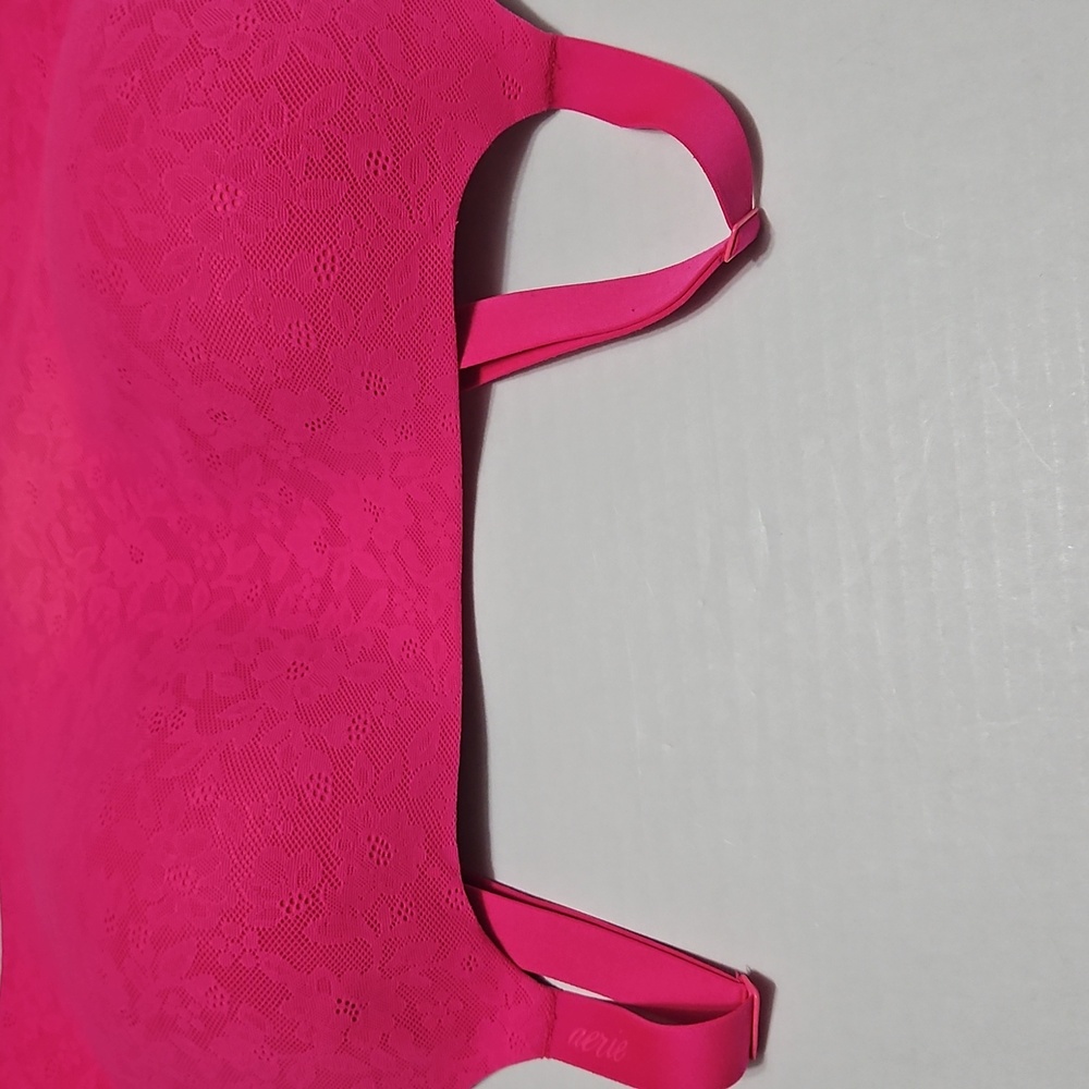 Aerie Smoothez Women's Pink Full Coverage Seamless High Waisted Bra Size XXL - Picture 14 of 16